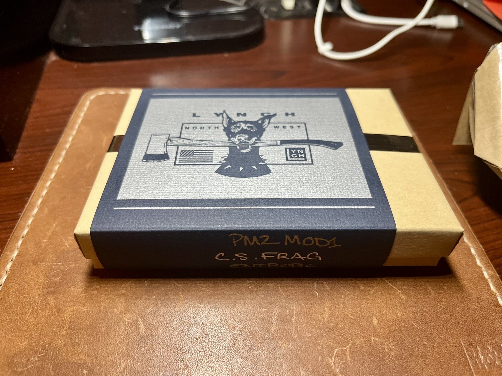 Spyderco Cutlery Shoppe Exclusive PM2, Lynch Entropic CS Frag Ti, REX45