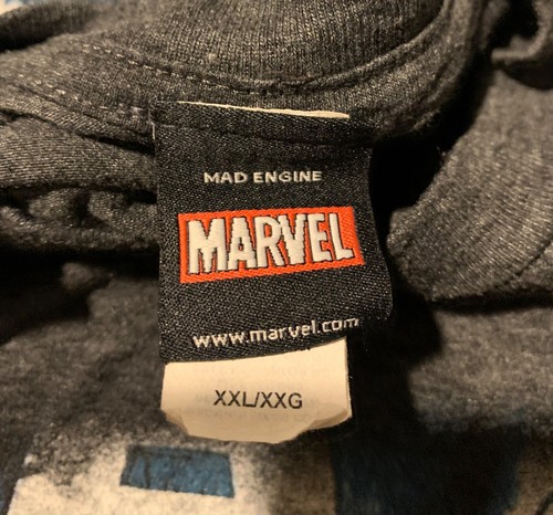 T-Shirt Marvel Mad Engine Avengers Größe XXL Captain America Iron Man Hulk Thor - Bild 3 von 3
