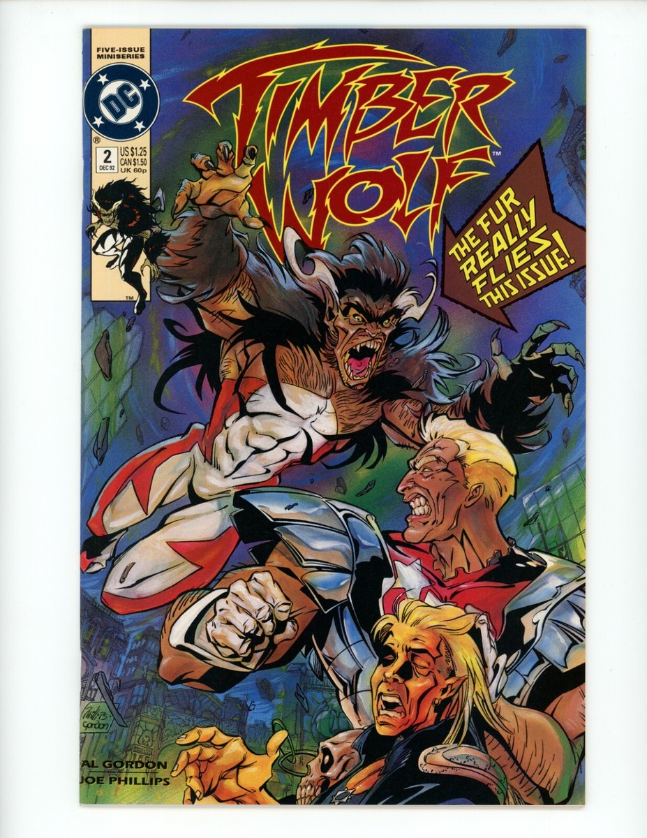 Timber Wolf #2 Comic Book 1992 VF- Al Gordon Joe Phillips DC
