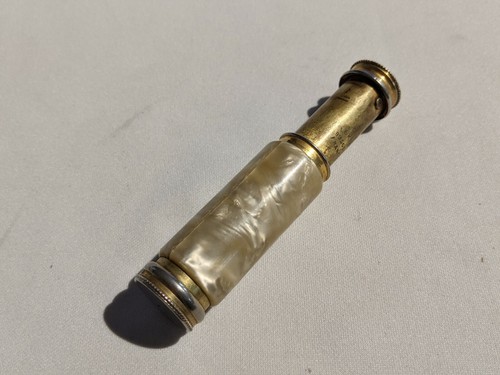 VINTAGE FRENCH MOTHER OF PEARL POCKET ATOMIZER PERFUME LE KID FRANCE Bte SGDG - Picture 8 of 12