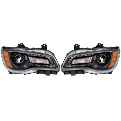 For Chrysler 300 2011-2014 2015-2023 LED DRL Projector Headlights Left Right - Picture 25 of 27