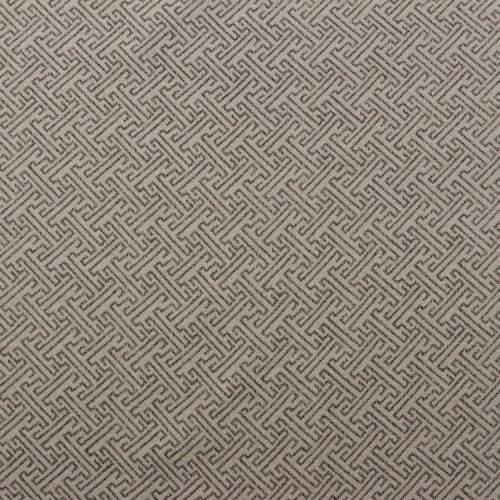 LACEFIELD DESIGNS IKAT FRETWORK FOSSIL GRAY GEOMETRIC FABRIC BY THE YARD 54"W - Picture 4 of 6