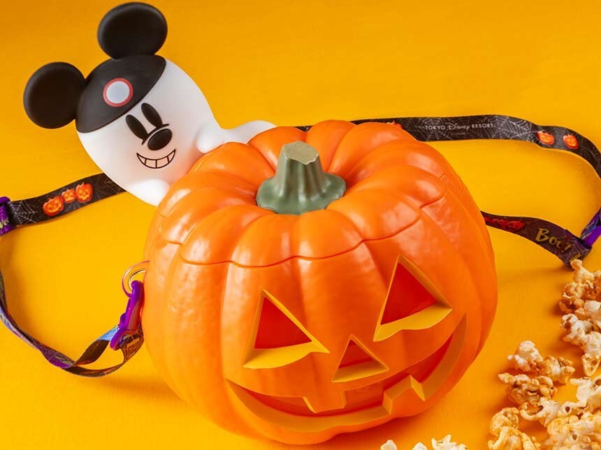 Tokyo Disney Resort Disney Land Halloween Popcorn Bucket Glowing