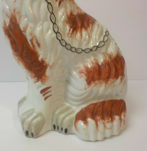Staffordshire Pottery SPANIEL 9.75" Figurine Size #2, c. 1880 (#2) - Picture 3 of 12