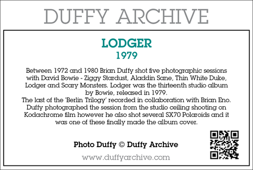 David Bowie - Lodger Kodachrome Alternative Album Cover 1979 - Official Print - Foto 3 di 6