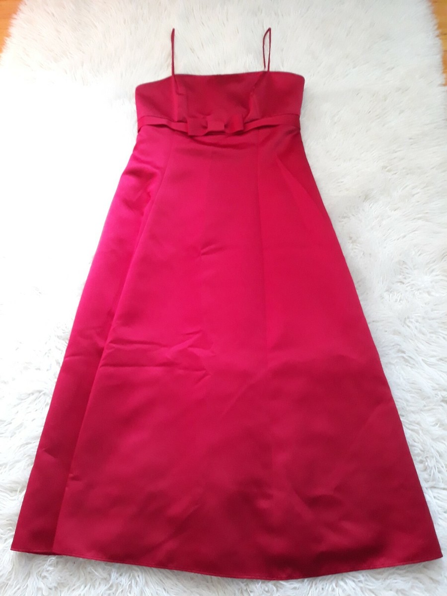 david's bridal red prom dress David's Bridal Women's Prom Dress Sleeveless Size 6 Red Party Dress