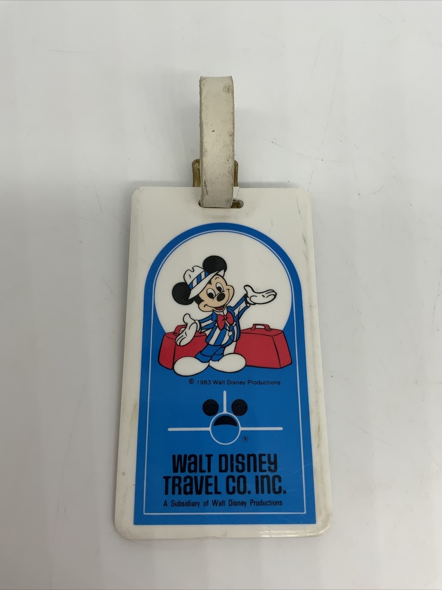 Disney Cruise Luggage Tag Mailer Vintage Walt Disney Travel Inc