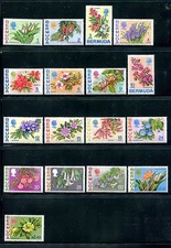 Bermuda 255-271, MNH, Wild plants, Flowers 1970 SCV-$53.80 x20279