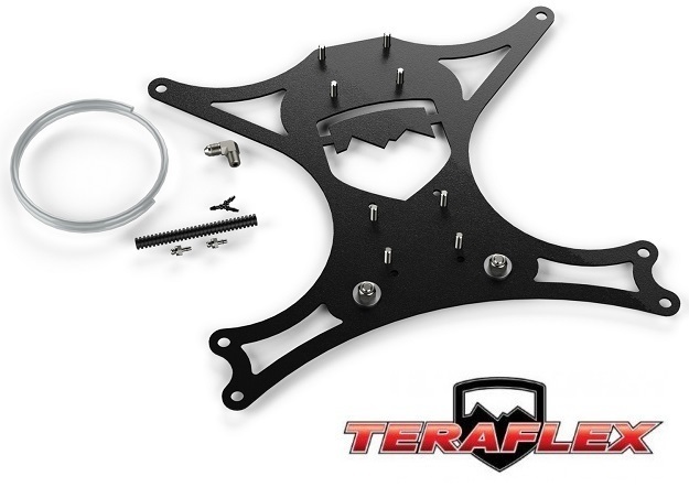 パーツ Teraflex Compressor Mount Jeep Wrangler TeraFlex JK ARB Compressor Under Seat Mount Kit For 07-18 Jeep