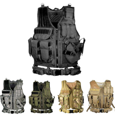 Details about Military Vest Combat Assault Airsoft Police Tactical Gear Swat Hunting Shooting Details about Military Vest Combat Assault Airsoft Police Tactical Gear Swat Hunting Shooting