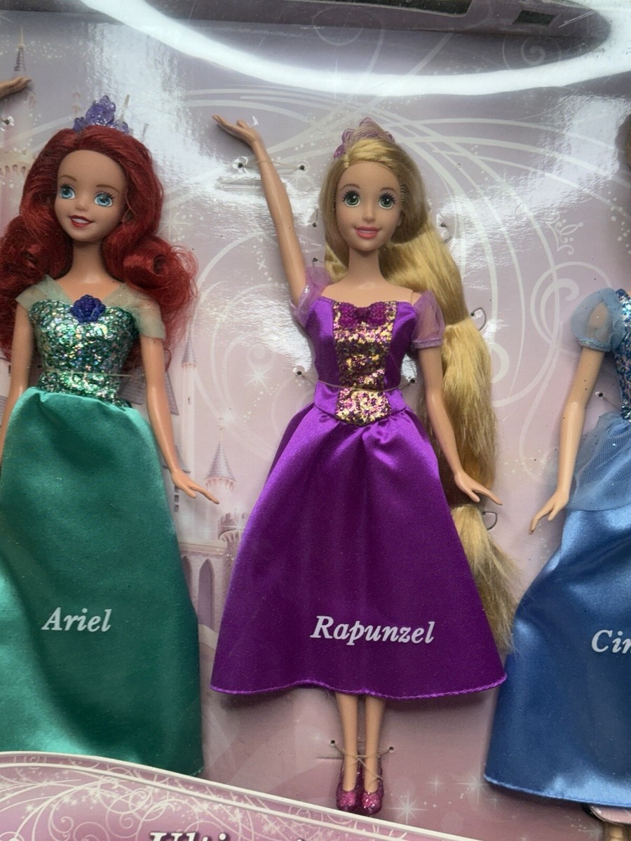 Disney Princess Sparkle Dolls Sleeping Beauty Rapunzel And Merida