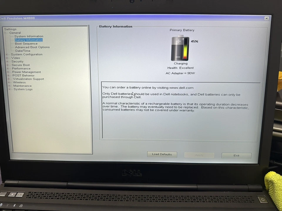 Dell Precision Laptop M4800 NVIDA Quadro K2100M i7-4910MQ 20GB RAM 240GB READ - Image 4 of 4