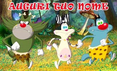 Cialda Ostia Per Torta Oggy E I Maledetti Scarafaggi Personalizzata Ostie 02 Ebay