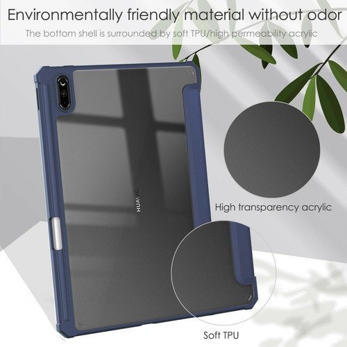 For Huawei MatePad 11 2021 Folio Leather Pen Holder Auto Smart Clear Case Cover - Picture 22 of 50