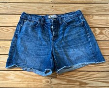 Madewell Women  s Cut Off Denim shorts Size 29 Blue O3
