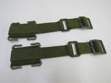 2 Danish Web Belt Gear Extender Like British Pattern 1944 Brace Attachment NOS 