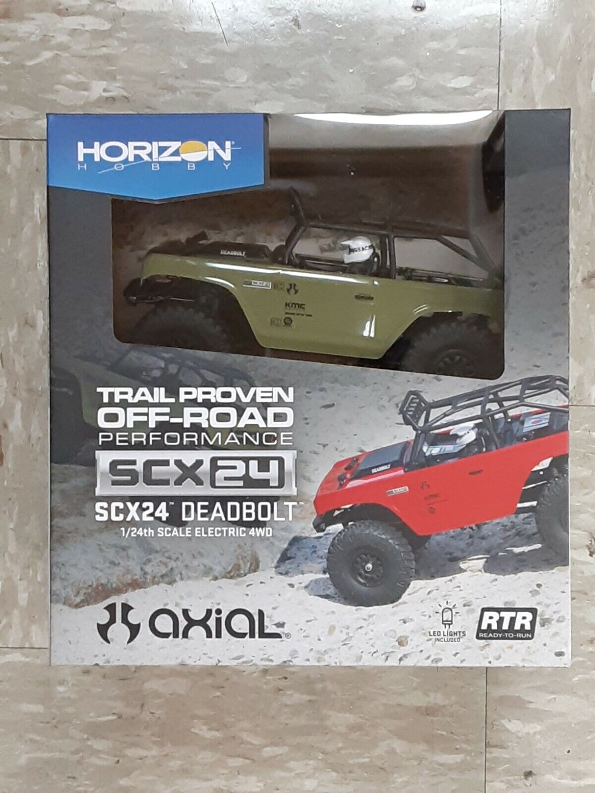 Axial SCX24 Deadbolt 1/24 RTR Scale Mini Crawler Green AXI90081T2 Brand New!!