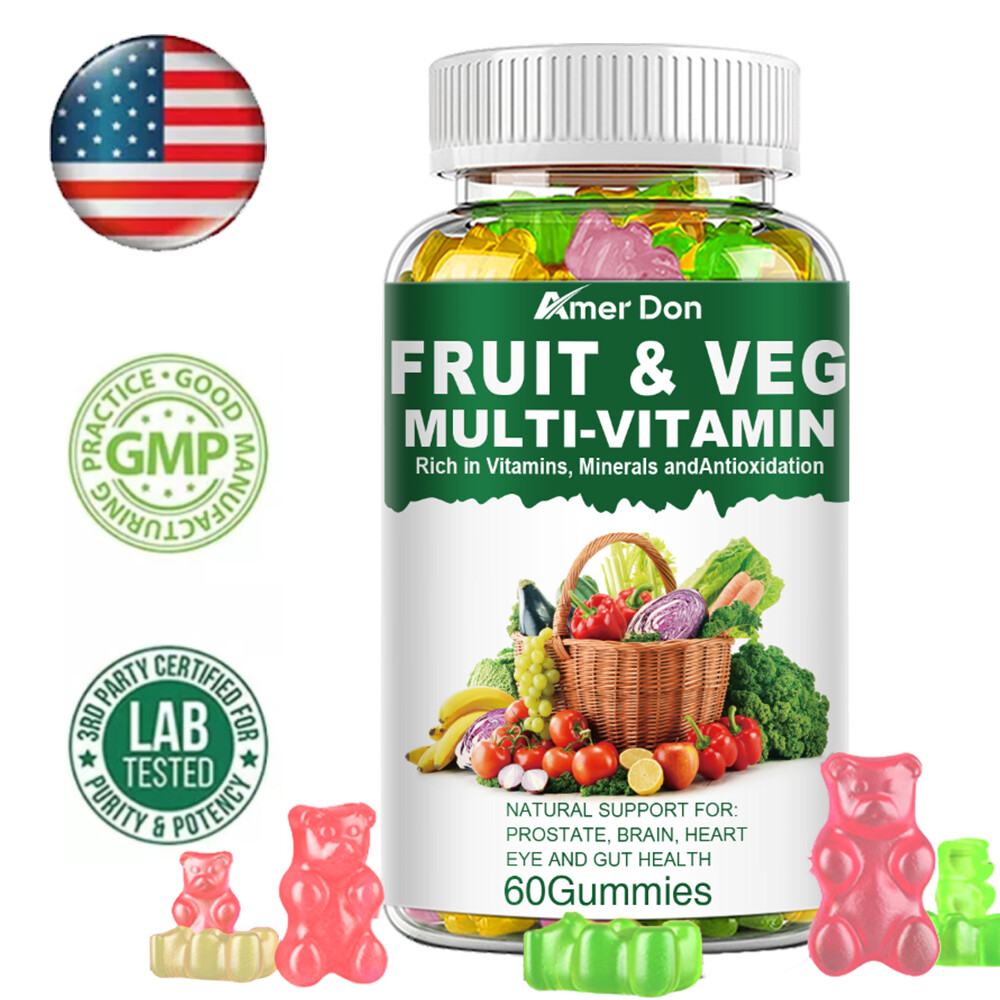 Fruits & Veggies 60 Fruit&Veggie Supplement Gummies Vitamins & Minerals