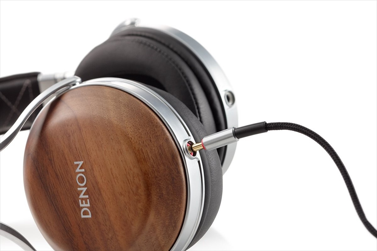 DENON Headphone Over Ear High Responded Correspondence Wood