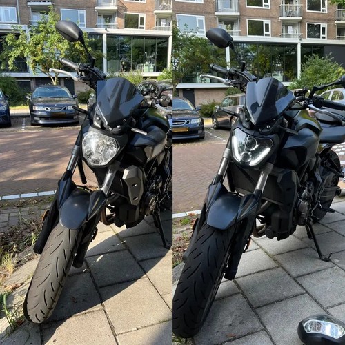 E24 LED Scheinwerfer für Yamaha MT07 FZ07 MT-07 FZ-07 2014-2017 Plug and Play - Bild 10 von 12