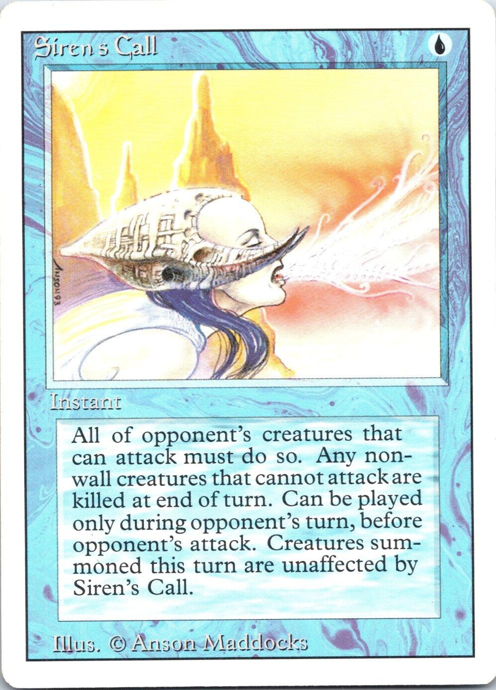 Siren's Call Revised Edition 3ED NM MTG Card