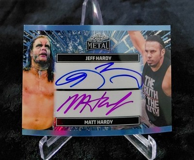 2026 POP CENTURY. JEFF HARDY & MATT HARDY. METAL AUTOGRAPH. 