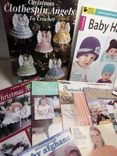 Leisure Art Others Crochet Patterns Hats Blankets Lot Of 10 Different Size