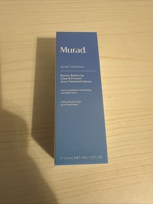 Murad Acne Control Biome-Balancing Clear & Prevent Treatment Serum 1oz NEW