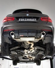 FOX Edelstahl Klappen-Auspuffanlage je 1x100mm BMW 330i 252PS 340i 326PS F30 F31 FOX Edelstahl Klappen-Auspuffanlage je 1x100mm BMW 330i 252PS 340i 326PS F30 F31