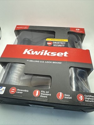 Kwikset Tustin Ven. Bronze Entry Door Handle & Deadbolt Combo Pack w/ SmartKey
