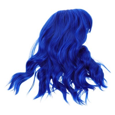Synthetic Short Curly Shoulder Length Wig With For Women Costume