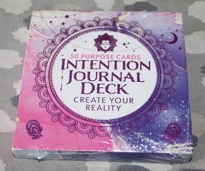 INTENTION JOURNAL DECK - CREATE YOUR REALITY - 50 ZWECKKARTEN - NEU & VERSIEGELT!!