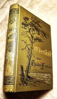 Th. Fontane- Das Oderland 1893 Wanderungen Brandenburg Jugendstil bibliophil rar - Bild 1 von 4