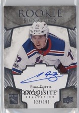 2017-18 Upper Deck Ice Exquisite Rookie Signatures 23/199 Filip Chytil Auto 7ci