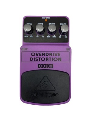 BEHRINGER OD300 Overdrive Distortion Dual Mode Pedal Excellent JAPAN
