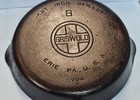 Vintage GRISWOLD  #8 LARGE BLOCK LOGO Cast Iron Skillet - PN -704 W,  ERIE, PA. — photo 1