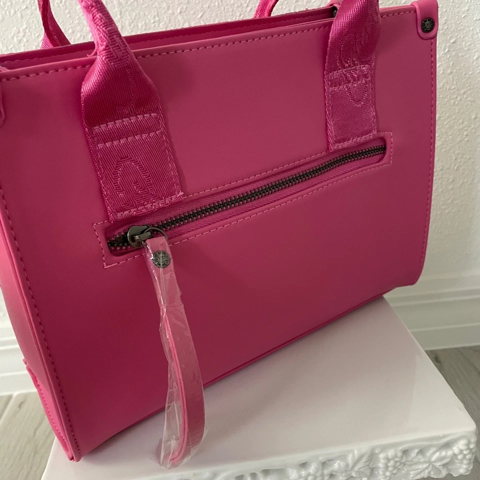 Bolso de mano Ed Hardy Bubble Gum rosa tigre en relieve nuevo con etiquetas Foto 2 de 4