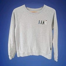 Dedicated S Small Beatles Abbey Road Crossing Sweatshirt Grey Organic Cotton C7