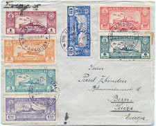 Paraguay 1931 Flugpost Reko-Brief Sapucay Bern Schweiz / 2049