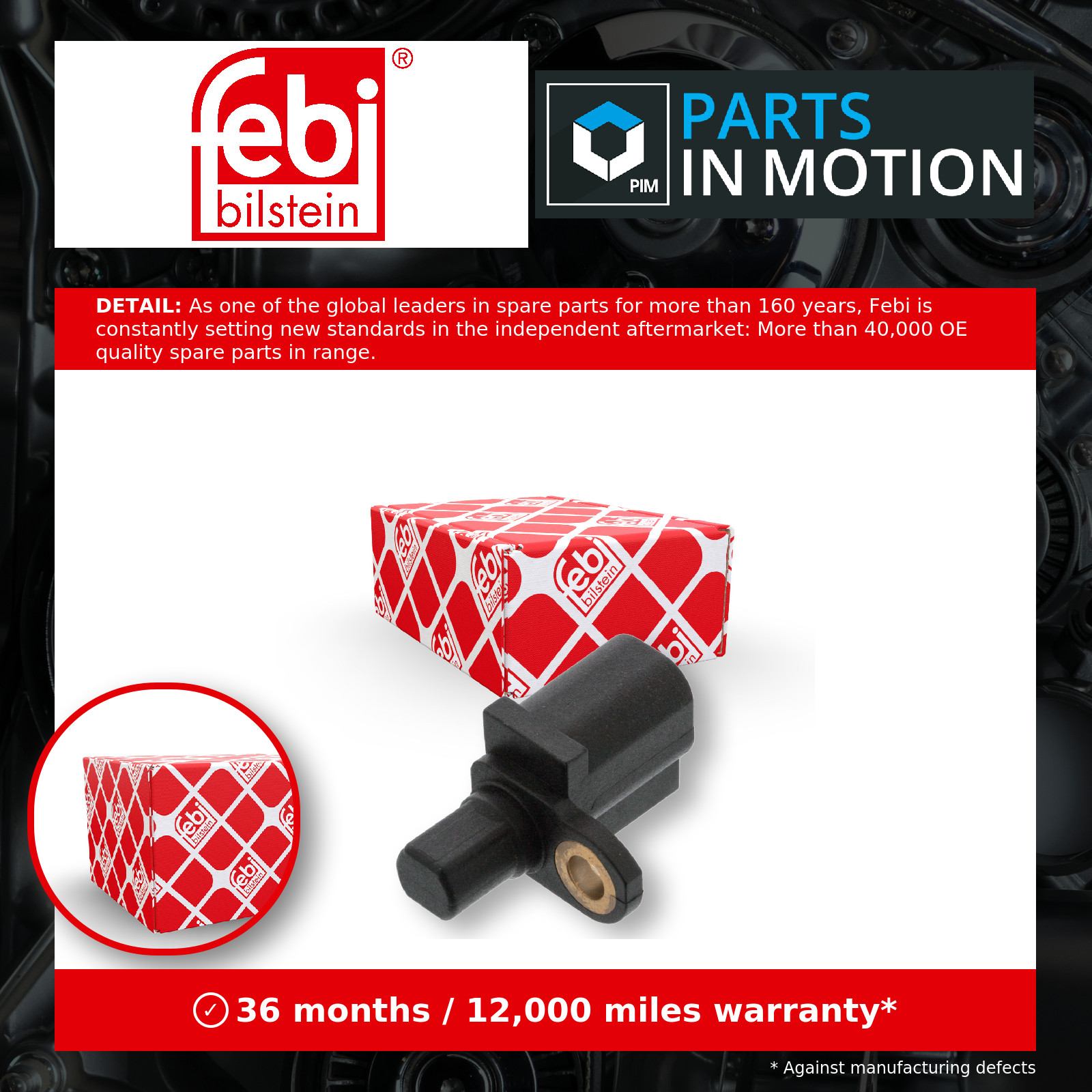 ABS Sensor fits VOLVO S40 Mk2 Rear Left or Right 04 to 12 Wheel Speed 30648986 - Image 7