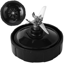 1er-Pack Extraktor Klinge Baugruppe 7 Flossen, Ersatz Mixer 3,9 Zoll, schwarz