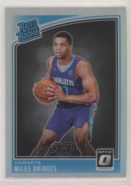 2018-19 Panini Donruss Optic Rated Rookie Holo Prizm Miles Bridges #172 2m6