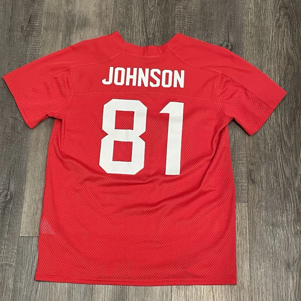 SMU Mustangs Nike Jersey Red White Blue Pony Youth XL - Image 4 of 4