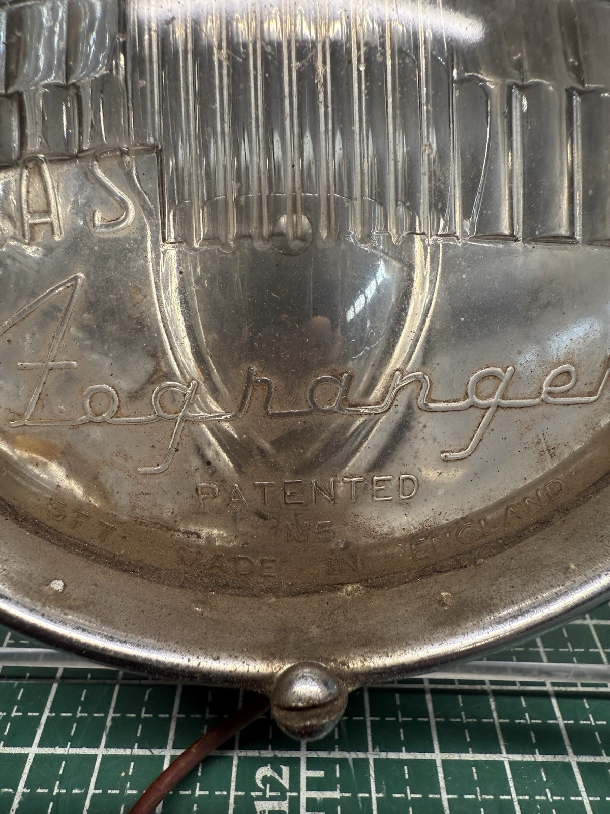 Antique NOS Lucas Fogranger 6” Chrome Driving Lamp M3 Classic Ferrari/Healey/Jag