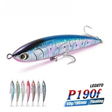  Fishing Lure Walk The Dog Artificial Saltwater Bass Floating Hard Bait Tackle