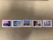 US Postage #6038-42 Winter Landscapes 2025 Forever Set of 5 Stamps MNH Free Ship