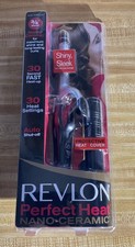 REVLON Perfect Heat Nano-Ceramic 3/4" Ceramic Styling Iron Black RVIR1013C NEW