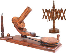 Large Handcrafted Wooden Yarn Winder  Swift   Rosewood Brown Ball Winder for Cr