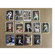 Topps San Diego Padres 13 Card Lot Chrome Heritage Stadium Club Tatis Machado