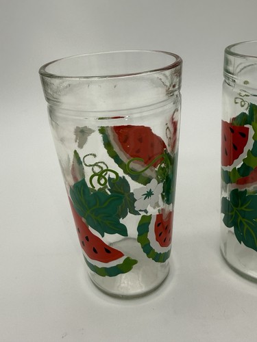 Set di 2 bicchieri da bicchiere anguria 16 oz vintage con gancio di ancoraggio - Foto 11 di 12